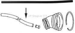  Fuel tank overflow hose for filler neck, ? 20 mm, L = 600 mm