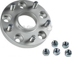  Wheel spacer with studs and nuts, 25 mm