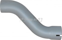  Exhaust tail pipe, total length 155 mm, right