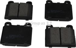  Brake pad set, 15 mm, front